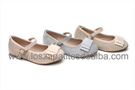 Comprar Merceditas Ceremonia Niña Gris Modelo Katya🥇