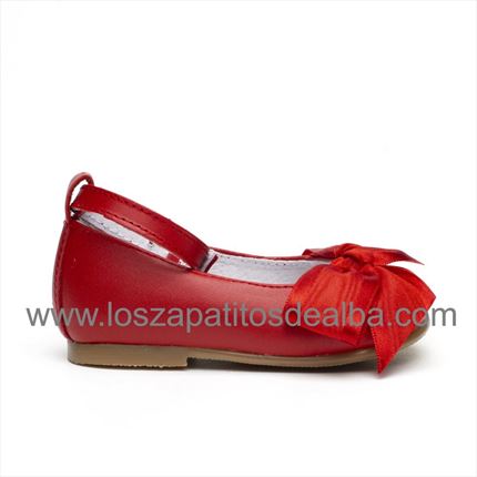 Merceditas Bebe Niña Roja Modelo Damalia 【Al mejor precio】