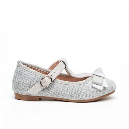 Merceditas Niña Gris  Modelo Trini ▷baratos◁   ZapatitosDeAlba