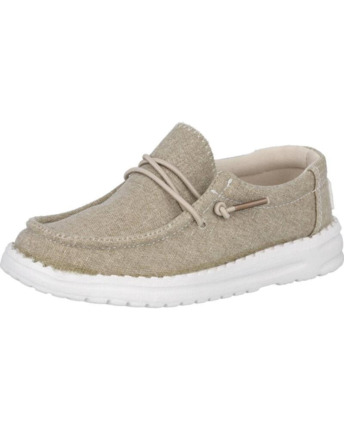 Nautico Niño Beige Casual de Lona