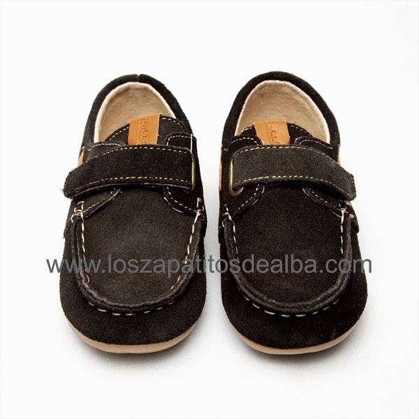 Náuticos Niño Marrón modelo velcro (2)