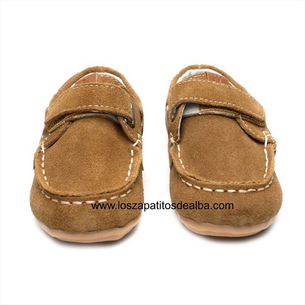 Náuticos Niño camel modelo velcro (2)