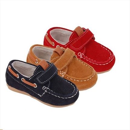 Náuticos Niño azul marino modelo velcro 🥇  | ZapatitosDeAlba