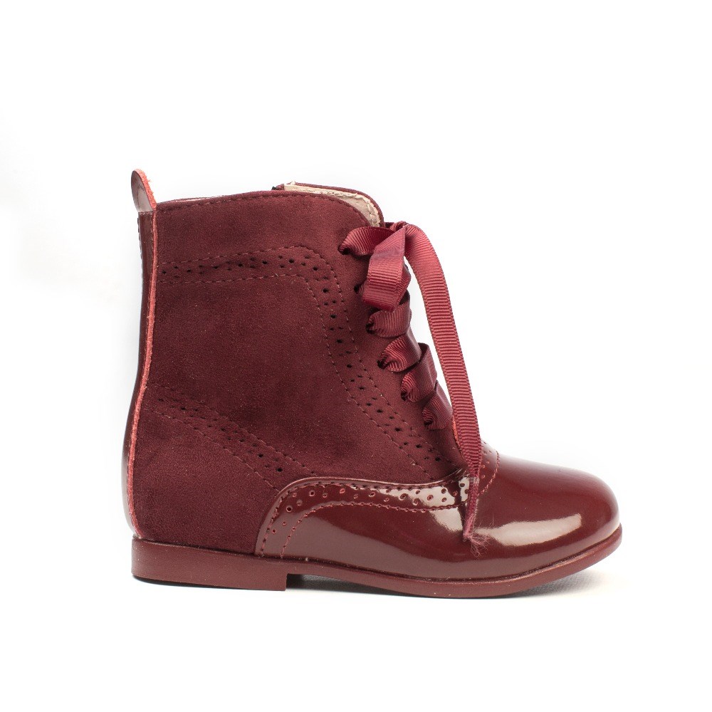 Botas Rojas Pascualas Rojas Pascualas De Charol Rojo Landos Color