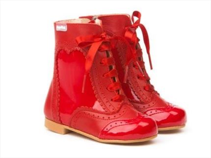 Comprar Pascualas Niña Roja Angelitos  ▷baratos◁   ZapatitosDeAlba