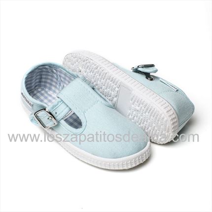 Comprar Pepito Lona Celeste Martinikas 🥇  | ZapatitosDeAlba