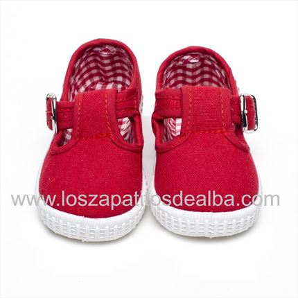 Comprar Pepito Lona Roja Martinikas ✔ Muy chulos | ZapatitosDeAlba