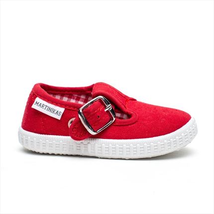 Comprar Pepito Lona Roja Martinikas ✔ Muy chulos | ZapatitosDeAlba