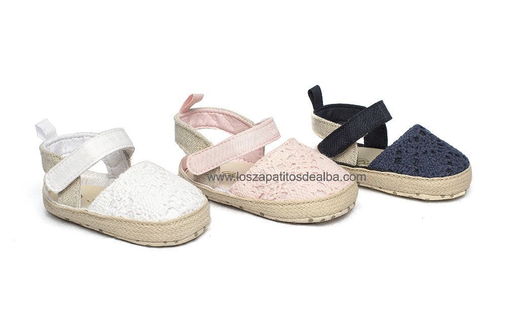 Comprar Sandalia bebe rosa sin suela