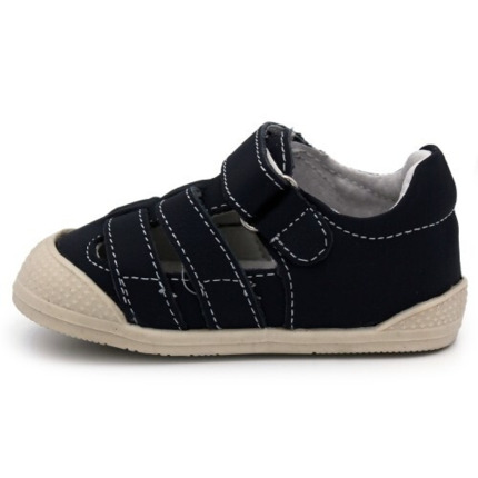 Sandalias Barefoot Para Bebes color Azul Marino