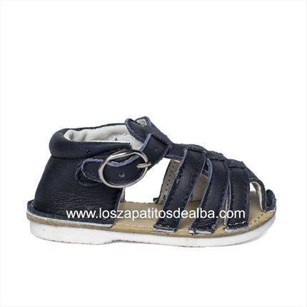 Comprar Sandalias Bebe Azul Marino Cangrejeras Tiras  ▷baratos◁