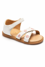 Sandalias Bebe Niña Blanca Primeros Pasos