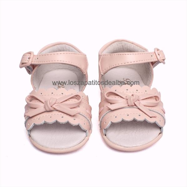 Sandalias Bebé Niña Rosa Modelo Bimba (1)