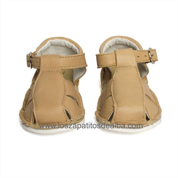 Sandalias Bebés Cangrejeras Camel (2)