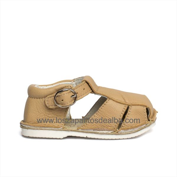 Sandalias Bebés Cangrejeras Camel