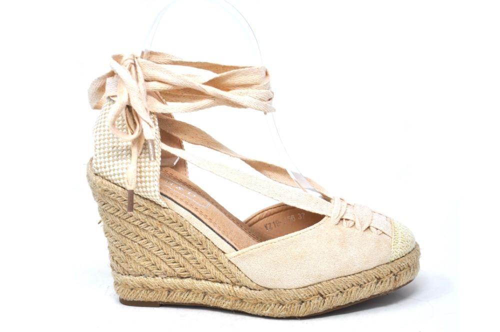 Comprar Sandalias Cuña Esparto Mujer. Cuñas Mujer Baratas 😍