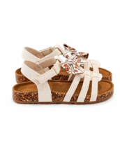 Sandalias Niña Beige Bio Modelo Ceremonia