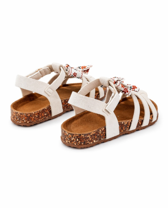 Sandalias Niña Beige Bio Modelo Ceremonia