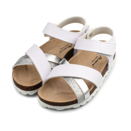 Sandalias Niña Bio Blanca Aladino