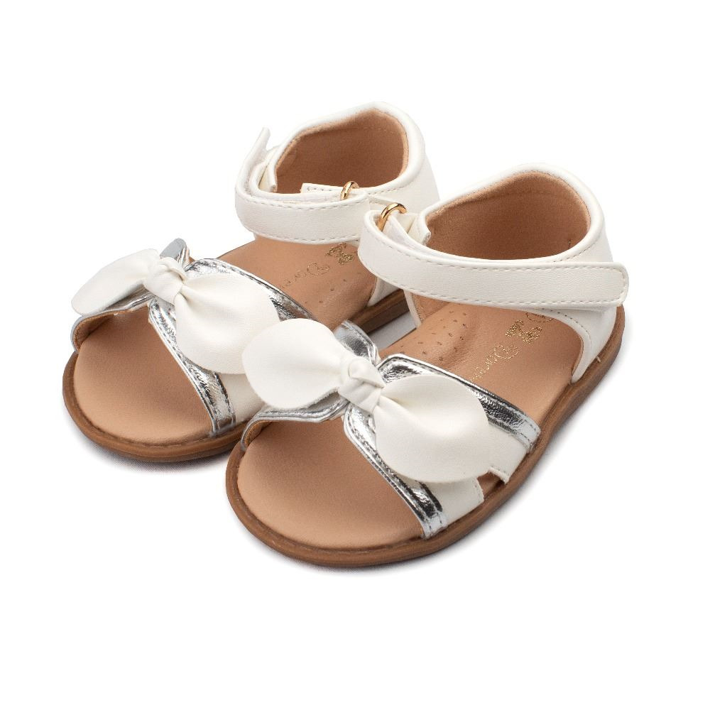 Sandalias Niña Blanca Pasos