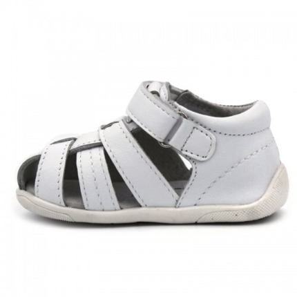 Sandalias Niña Blanca Primeros Pasos Velcro