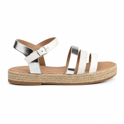Comprar Sandalias Niña Blancas Esparto Baratas 🔥