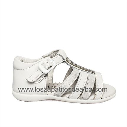 Comprar Sandalias Bebé Niña Blancas Modelo Diana ▷baratos◁