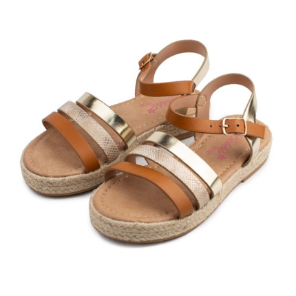 Sandalias Niña Camel Esparto. Sandalias Niñas Baratas 🔥