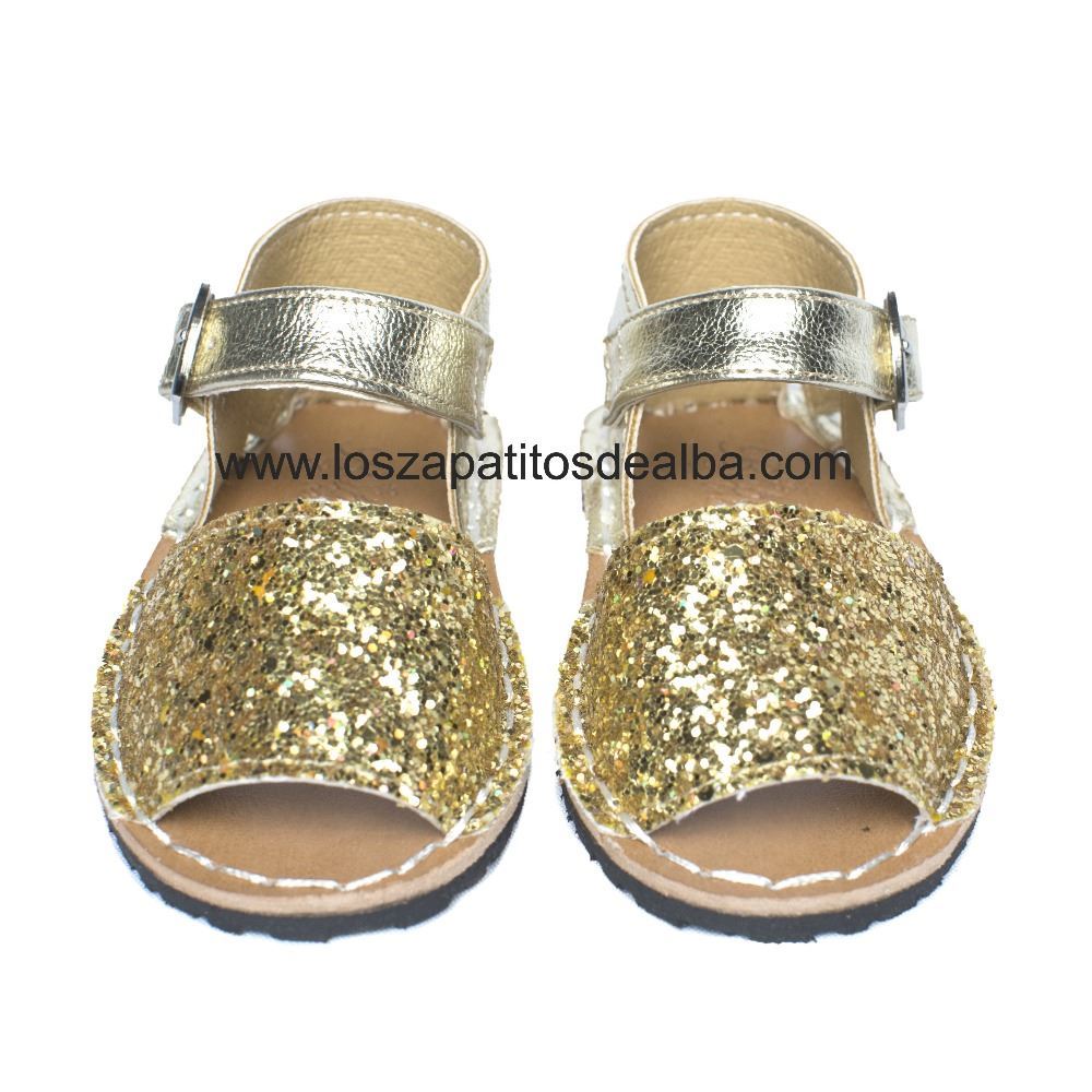 Sandalias Modelo Menorquinas Glitter▷baratos◁