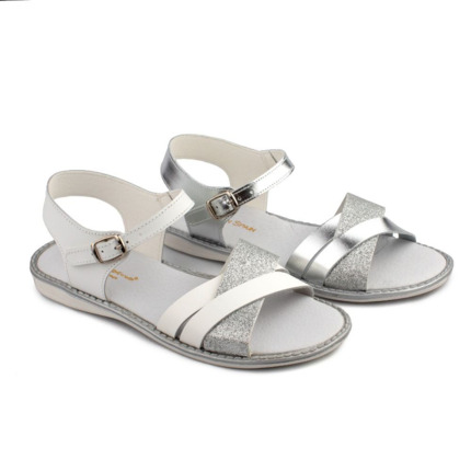 Comprar Sandalias Niña Plata Aladino. ✔ Muy chulos