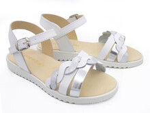 Sandalias Niña Plata Aladino