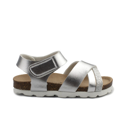 Sandalias Niña Bio Plata Aladino