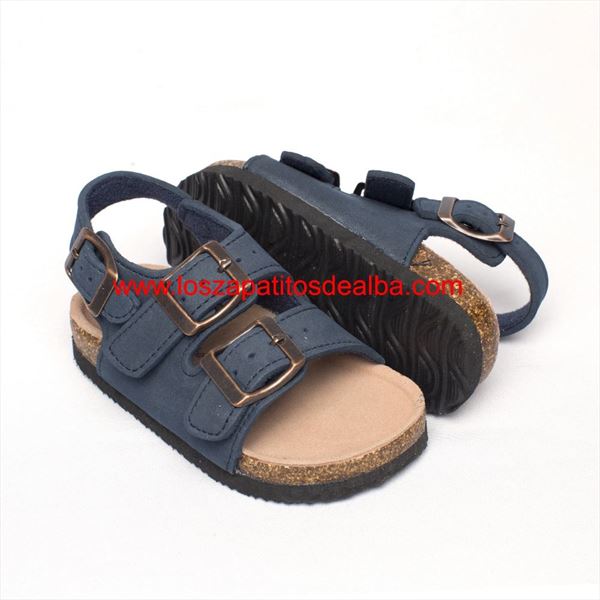 Sandalias Niño Azul Marino Modelo Enzo (1)