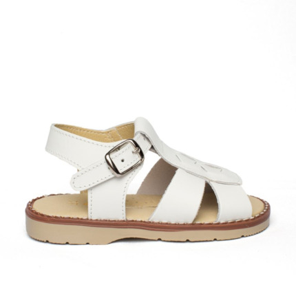 Comprar Sandalias Niño Blanca Modelo Charles Aladino🥇