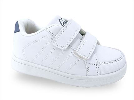 Comprar Zapatillas Deportivas Niña Blanca Con Velcro Estrella Glitter 🌟👸r