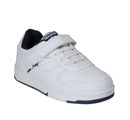 Zapatillas Deportivas Colegiales Blanca con Velcro JHAYBER