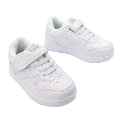 Zapatillas Deportivas Colegiales Blanca con Velcro JHAYBER
