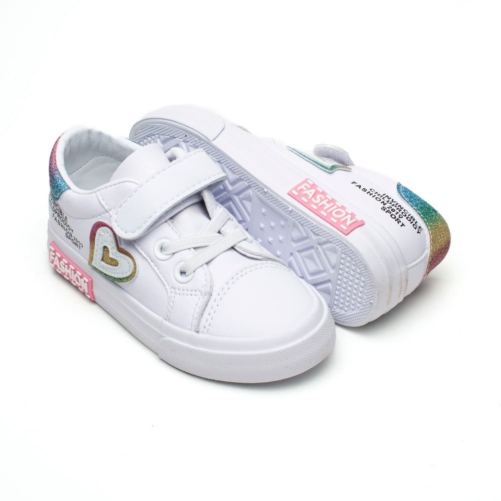 Comprar Zapatillas Deportivas Niña Blanca Quore. Zapatillas Baratas💖🌈