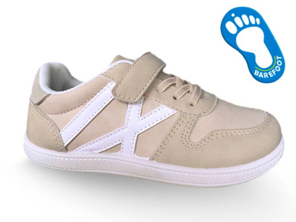 Zapatillas Deportivas Respetuosas Beige Cierre Veclro