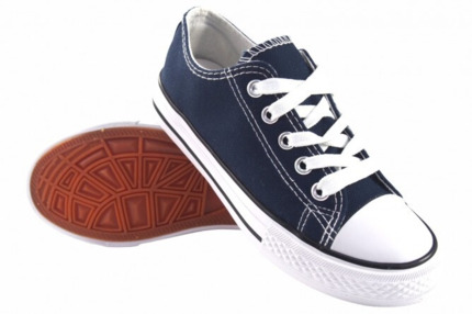 Comprar Zapatillas lona Azul marino estilo Converse  ▷baratos◁