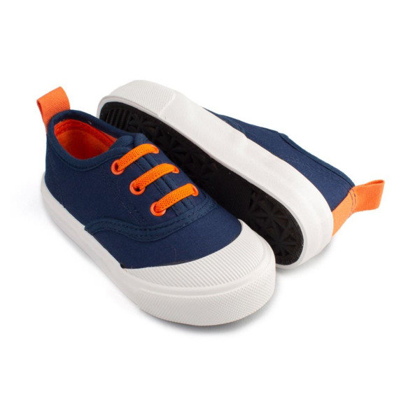 Zapatillas Lona Azul Marino Unisex Modelo Aylen (3)