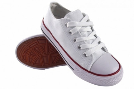 Zapatillas lona blanca estilo Converse ▷baratos◁   ZapatitosDeAlba