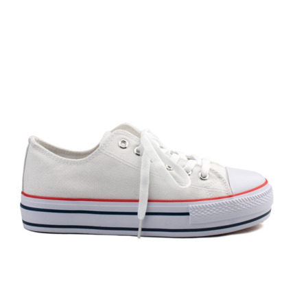 Zapatillas Mujer Puntera Goma Con Plataforma🥇 | ZapatitosDeAlba