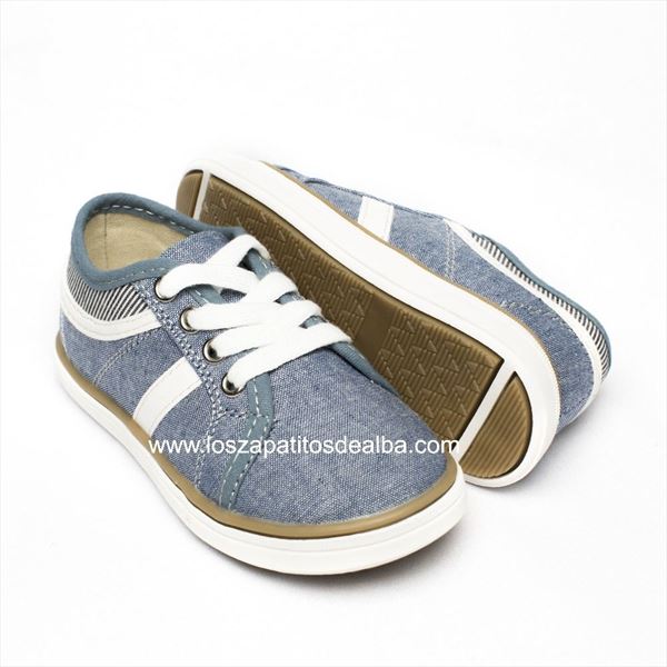 Zapatillas lona niño Jeans Casual (2)