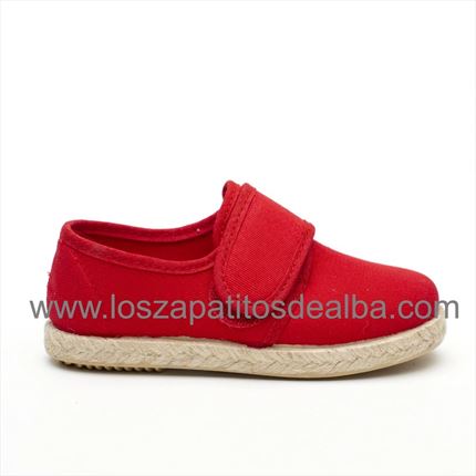 Comprar Lona Niño Rojas Blucher Velcro ▷baratos◁   ZapatitosDeAlba