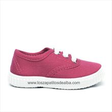 Zapatillas Lona rosa Fuscia básica