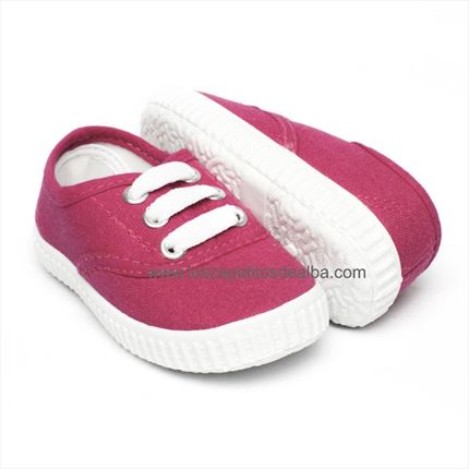 Zapatillas Lona rosa Fuscia básica