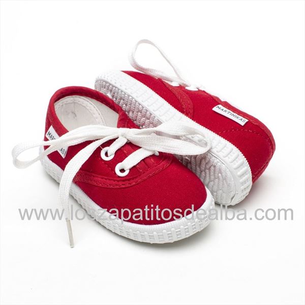 Zapatillas Lonas Rojas Martinikas (2)