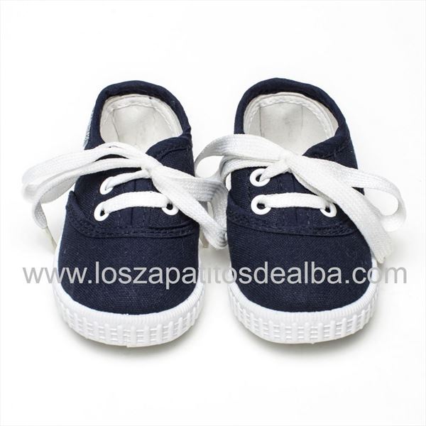Zapatillas Lonas Azul Marino Martinikas (2)