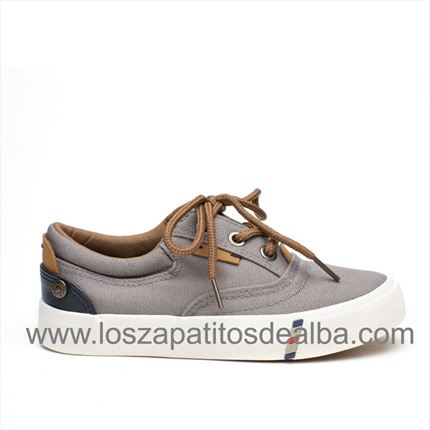 Zapatillas Lonas Niño Gris Modelo Hugo. ✔ Muy chulos